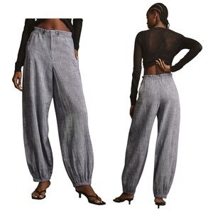 Pilcro | Anthropologie | Slub Twill Parachute Pants Cotton Boho Baggy Breathable